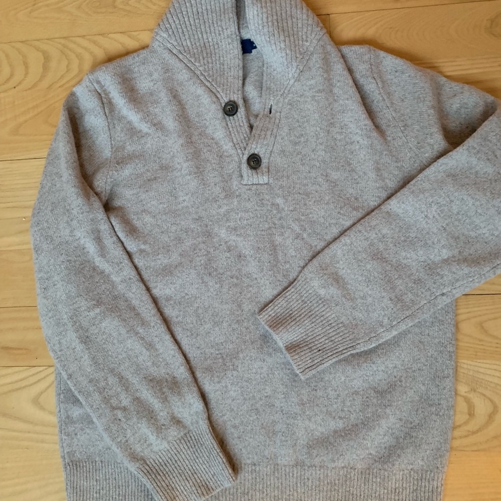 J Crew lambswool shawl-collar Sweater